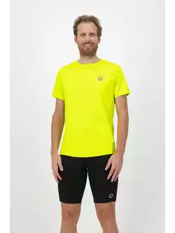Rogelli CORE férfi futópóló, fluorsárga