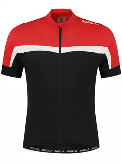 Rogelli COURSE férfi kerékpáros mez, fekete és piros