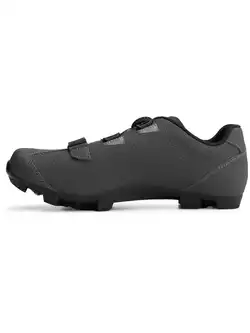Rogelli MTB R400X férfi MTB kerékpáros cipő, szürke-fluorsárga