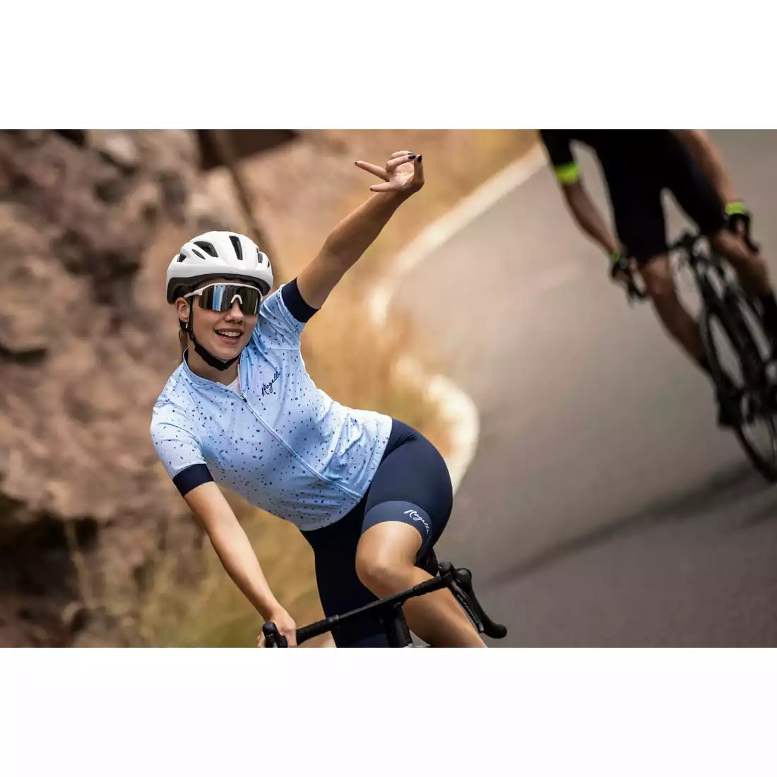 Rogelli TERRAZZO női kerékpáros mez, kék
