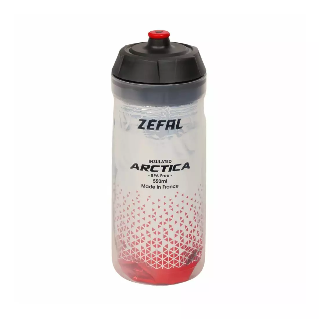 ZEFAL ARCTICA 55 Thermal bicikli palack, ezüst-piros, 550ml 