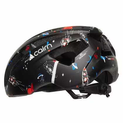 CAIRN PRISM II J Gyermek kerékpáros sisak, fekete
