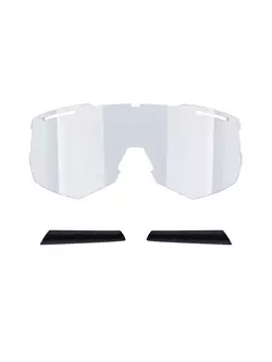 FORCE ATTIC Sportszemüveg cserélhető lencsékkel, szürke és fekete