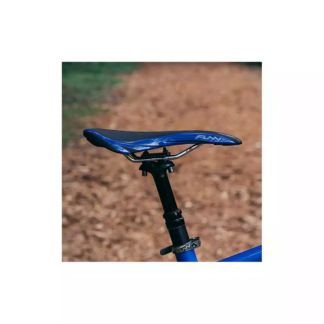 FUNN ADLIB kerékpár ülés fekete és kék króm