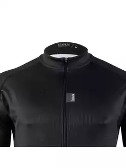 KAYMAQ DESIGN KYQ-LS-1001-3 férfi kerékpáros pulóver fekete