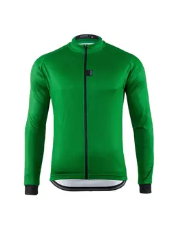 KAYMAQ DESIGN KYQ-LS-1001-6 férfi kerékpáros pulóver zöld