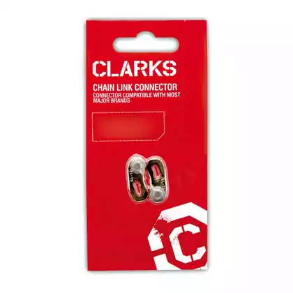 CLARKS CL410 Kerékpár lánc klip, 1 soros Single Speed, ezüst