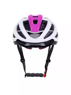 FORCE LYNX Kerékpáros sisak, fehér és rózsaszín