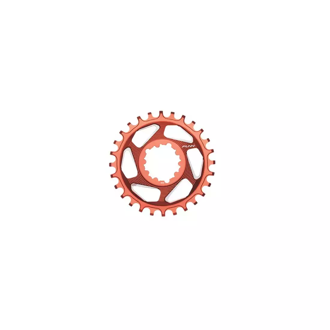 FUNN SOLO DX NARROW-WIDE BOOST 28T piros lánckerék kerékpár hajtókarhoz
