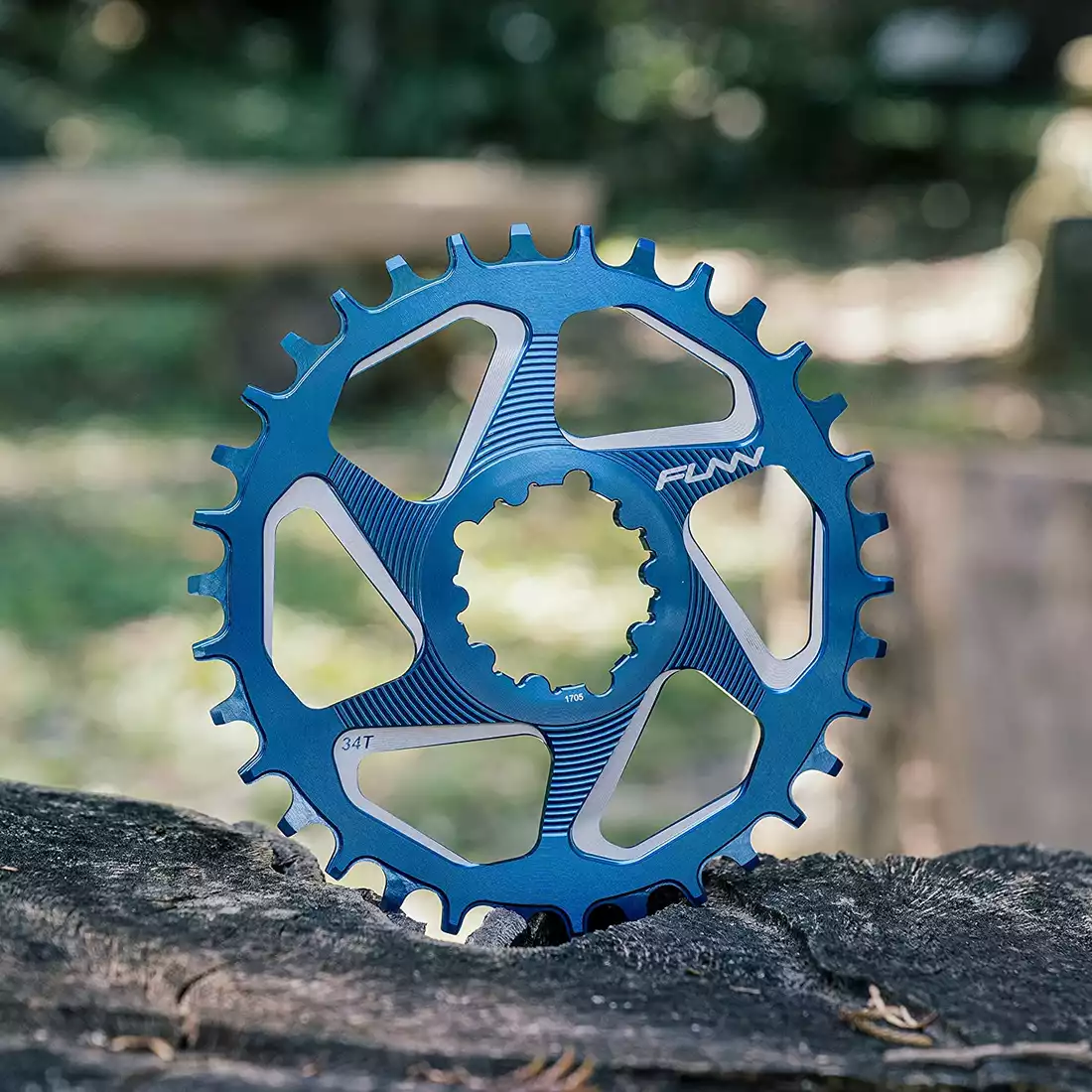 FUNN SOLO DX NARROW-WIDE BOOST 34T kék lánckerék kerékpár hajtókarhoz