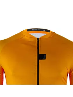 KAYMAQ DESIGN KYQ-SS-1001-1 férfi rövid ujjú kerékpáros mez, sárga