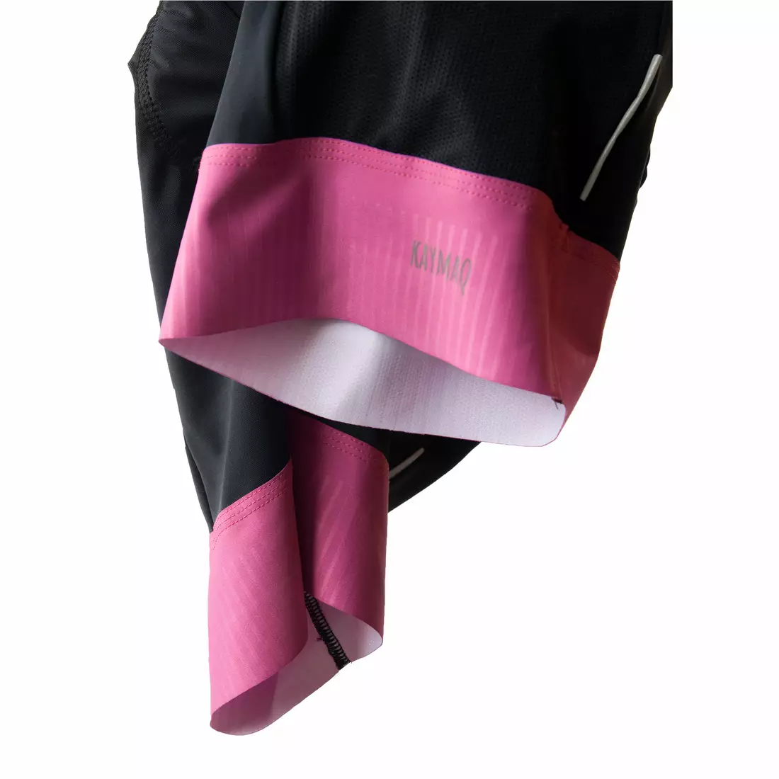 KAYMAQ Női nadrágtartó nélküli nadrág, fekete-rózsaszín KQSII-2003