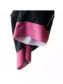 KAYMAQ Női nadrágtartó nélküli nadrág, fekete-rózsaszín KQSII-2003