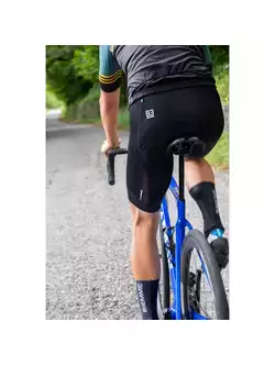 Biemme PRO EVO 2.1 nadrágtartós férfi kerékpáros rövidnadrág, fekete