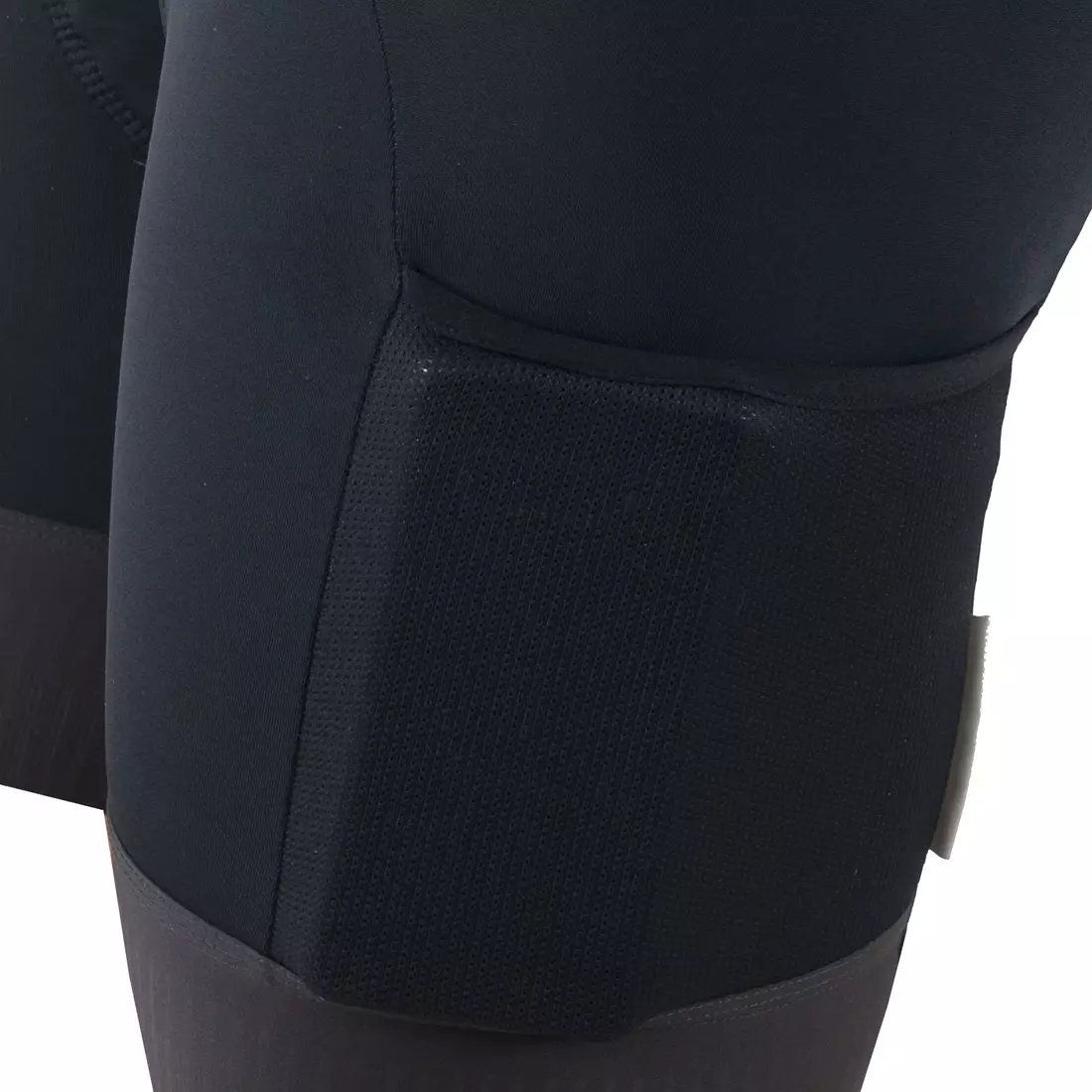 KAYMAQ DESIGN KQSII-4003 nadrágtartós női kerékpáros rövidnadrág, fekete
