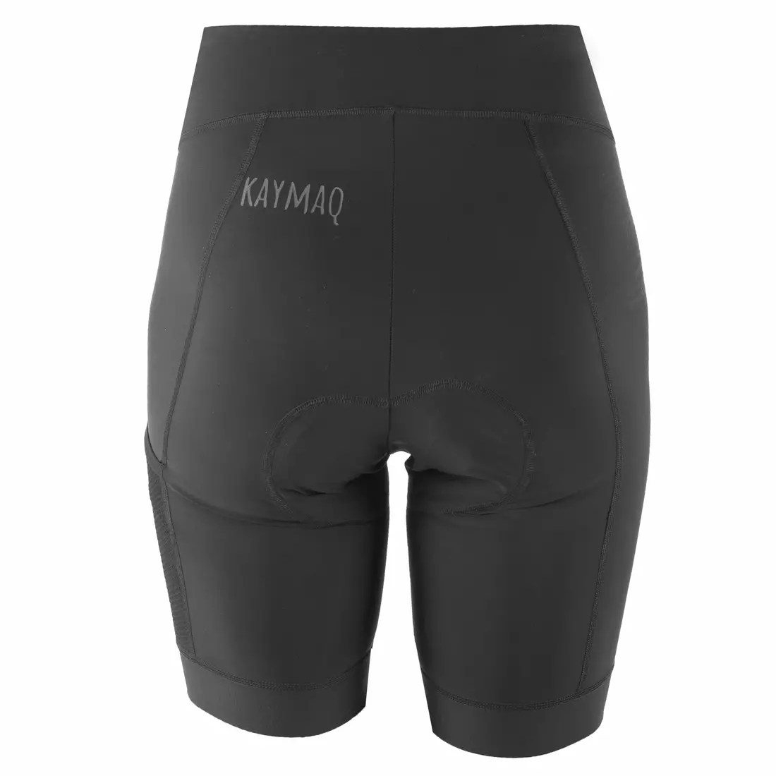 KAYMAQ Női nadrágtartó nélküli nadrág, fekete ELSHORD702