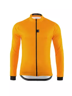 [Set] KAYMAQ DESIGN KYQ-SS-1001-1 férfi rövid ujjú kerékpáros mez, sárga + KAYMAQ DESIGN KYQ-LS-1001-1 férfi kerékpáros pulóver sárga