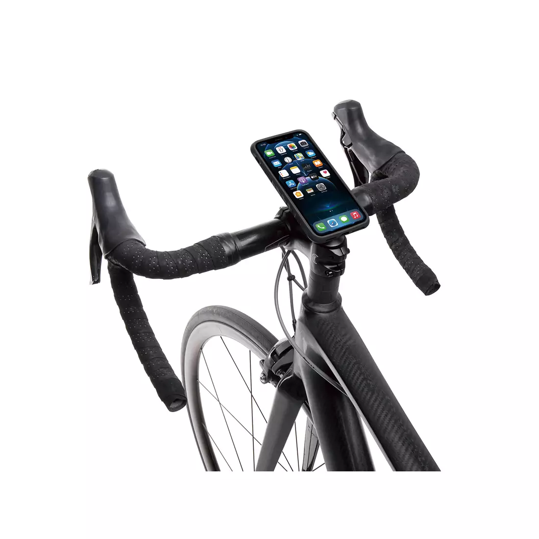 TOPEAK RIDECASE Borító + biciklitartó a telefonhoz Iphone 13, fekete/szürke