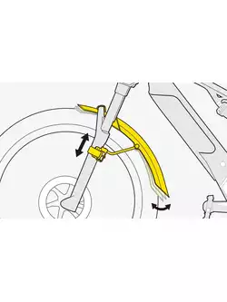 TOPEAK TETRAFENDER SET M1&amp;M2 kerékpár sárvédő készlet (26-tól 29-ig terjedő kerékhez), fekete