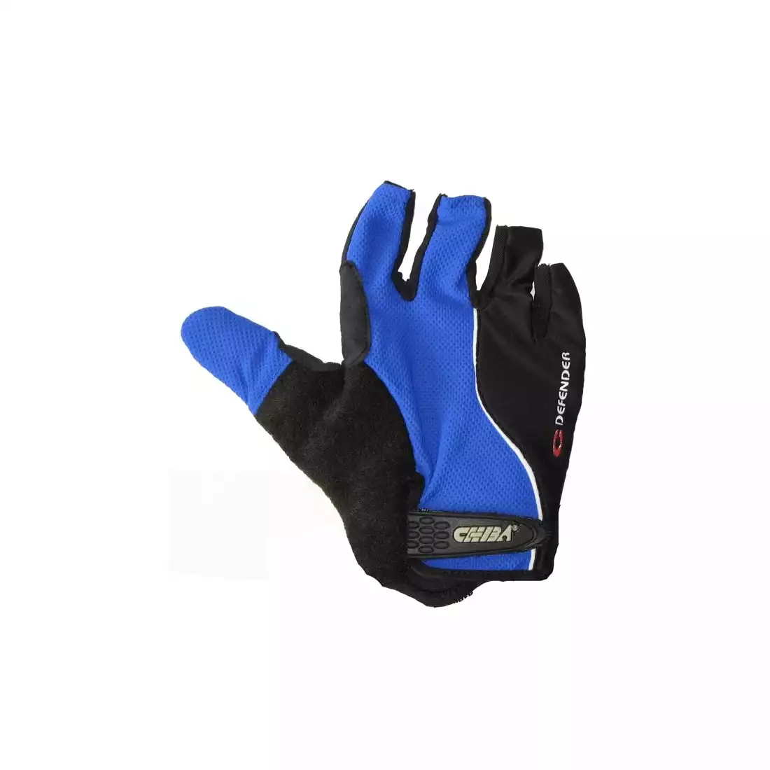 CHIBA DEFENDER Mănuși de ciclism, albastre și negre 