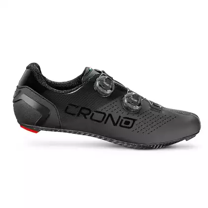 CRONO CR-2-22 Országúti kerékpáros cipő, kompozit, fekete