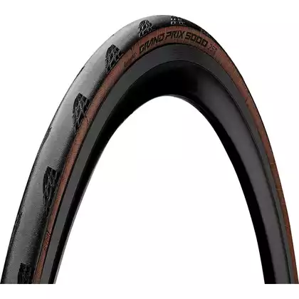 CONTINENTAL GRAND PRIX 5000 kerékpár gumi, 700x25, fekete és barna