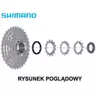 SHIMANO CS-HG400 9 sebességes kazetta, 11-25T, nikkel