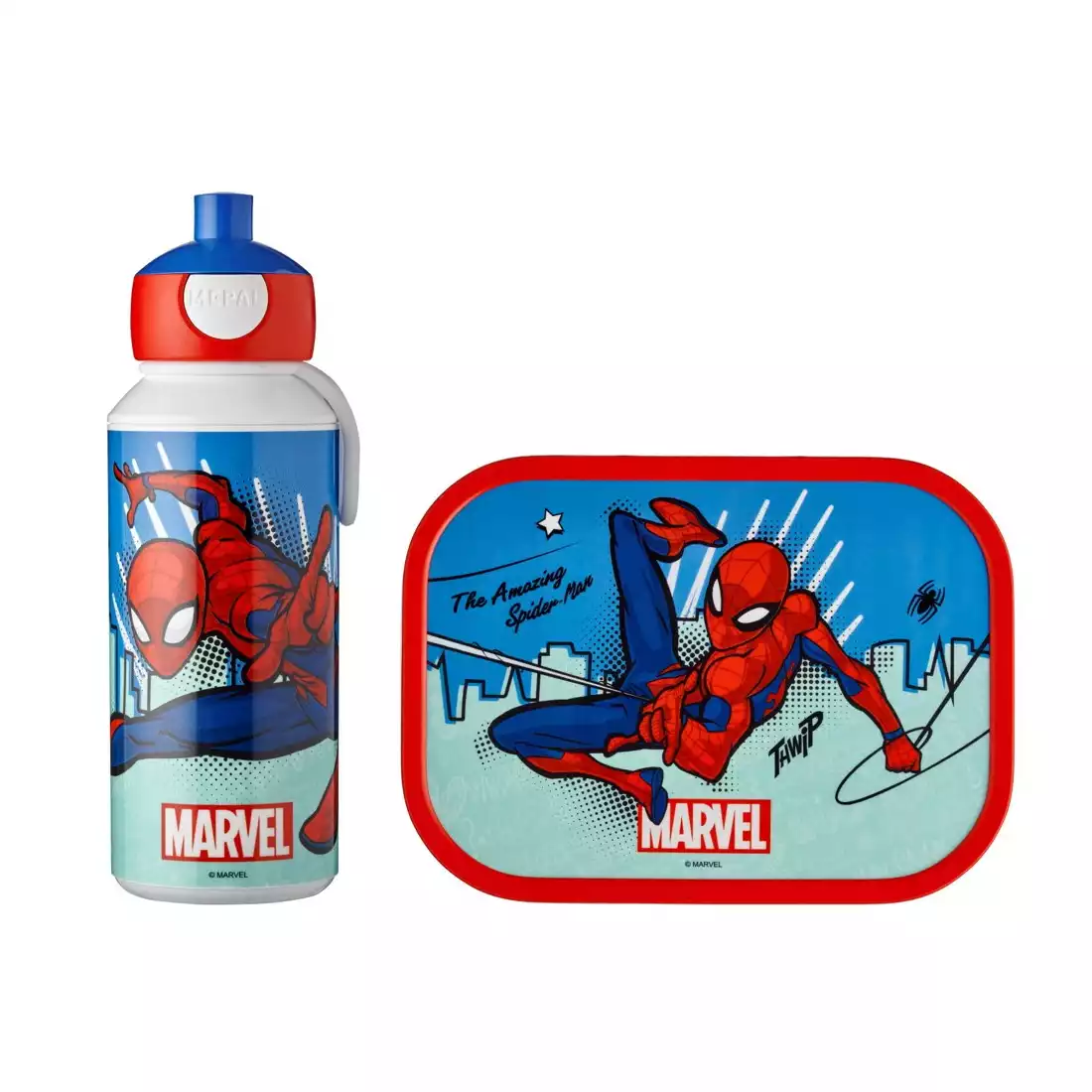 Mepal Campus Lunch set Spiderman gyerek készlet vizes palack + lunchbox, kék piros
