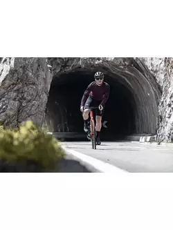 Rogelli THERMAL DWR férfi kerékpáros rövidnadrág nadrágtartóval, meleg, fekete