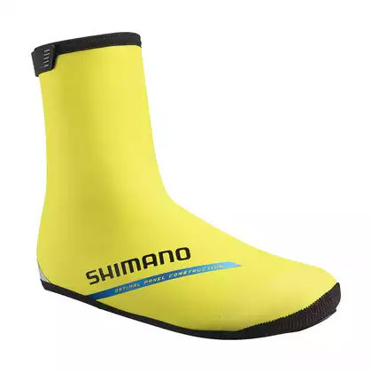 SHIMANO neoprén protektorok kerékpáros cipőkhöz  MTB, Road, Trekking XC Thermal ECWFABWUS22UY0704 Neon Yellow S (37-40)