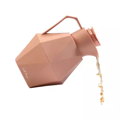 Vialli Design GEO termosz üvegbetéttel 1000 ml, rózsaszín
