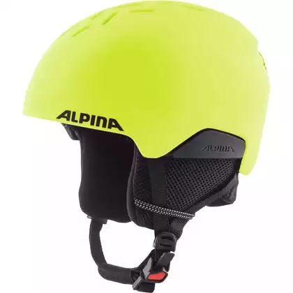 ALPINA PIZI sí/snowboard bukósisak, neon-yellow matt