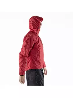 KAYMAQ J2MH férfi kapucnis eső kerékpáros dzseki, piros