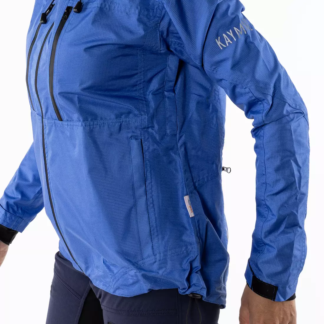 KAYMAQ J2WH női kapucnis eső kerékpáros dzseki, kék
