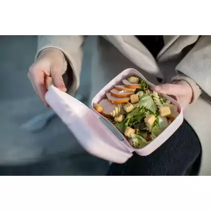 Koziol lunchbox Basic Organic, rózsaszín