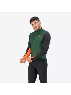 ROGELLI CADENCE téli férfi kerékpáros kabát zöld-narancs