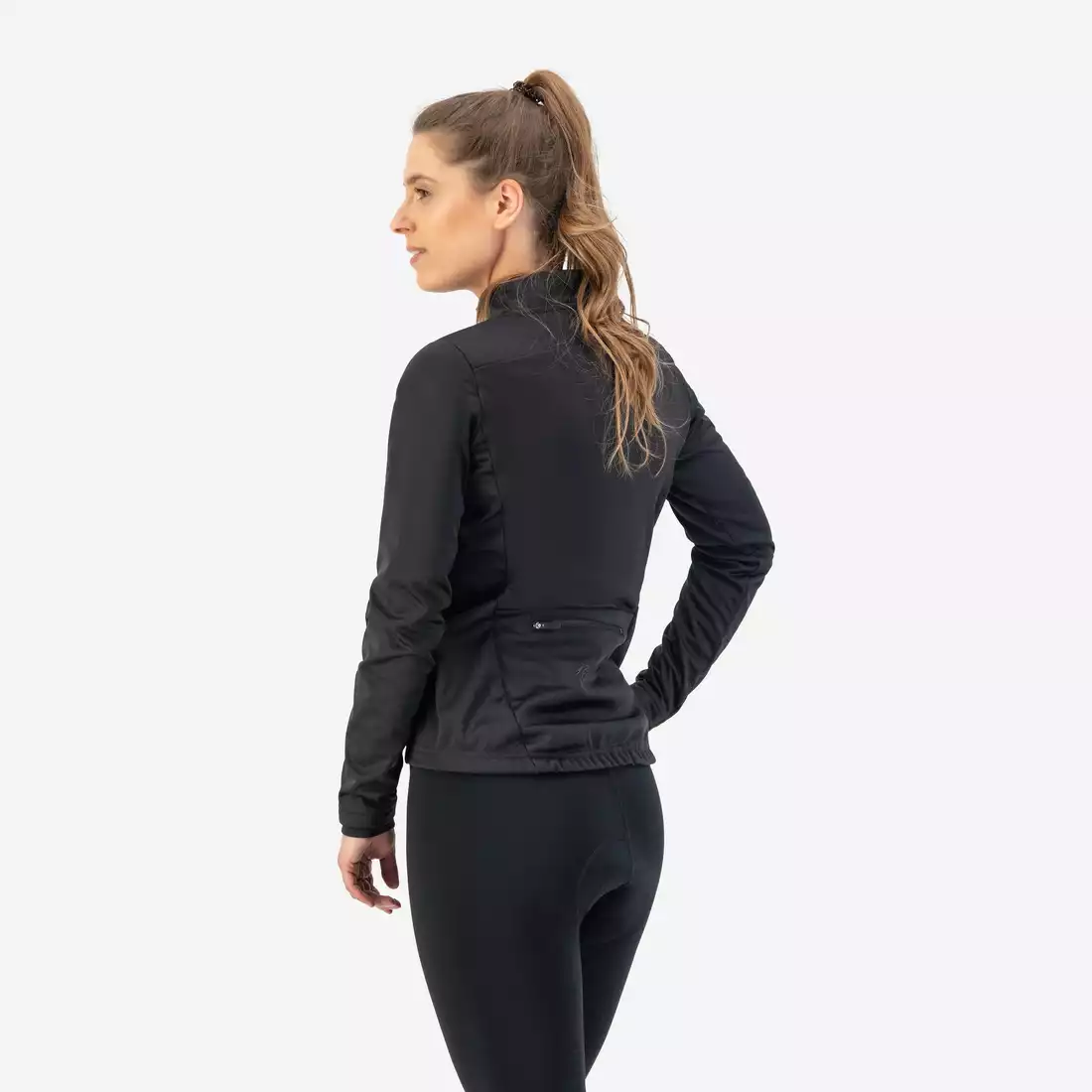 ROGELLI CORE női téli kerékpáros kabát, fekete