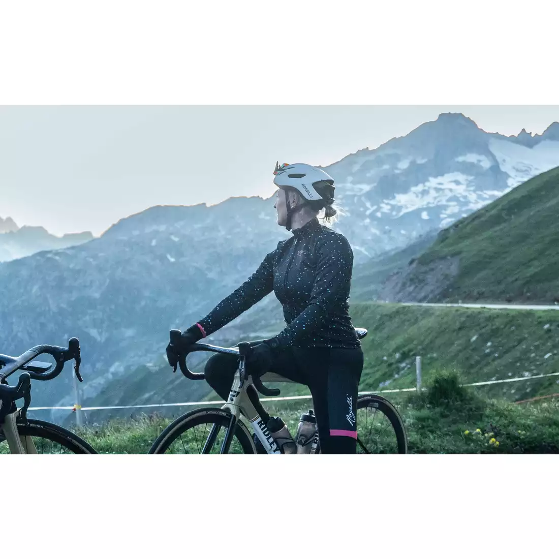 ROGELLI TERRAZZO női téli kerékpáros kabát, sötétkék