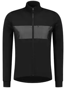 Rogelli ATTQ férfi téli kerékpáros kabát, fekete és szürke