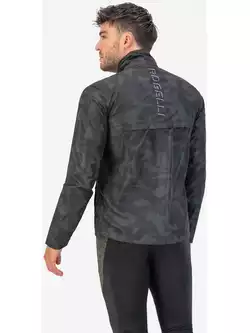 Rogelli CAMO férfi dzseki, futáshoz széldzseki, fekete és khaki