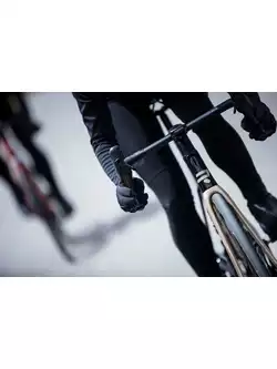 Rogelli ESSENTIAL női téli kerékpáros kesztyű, fekete