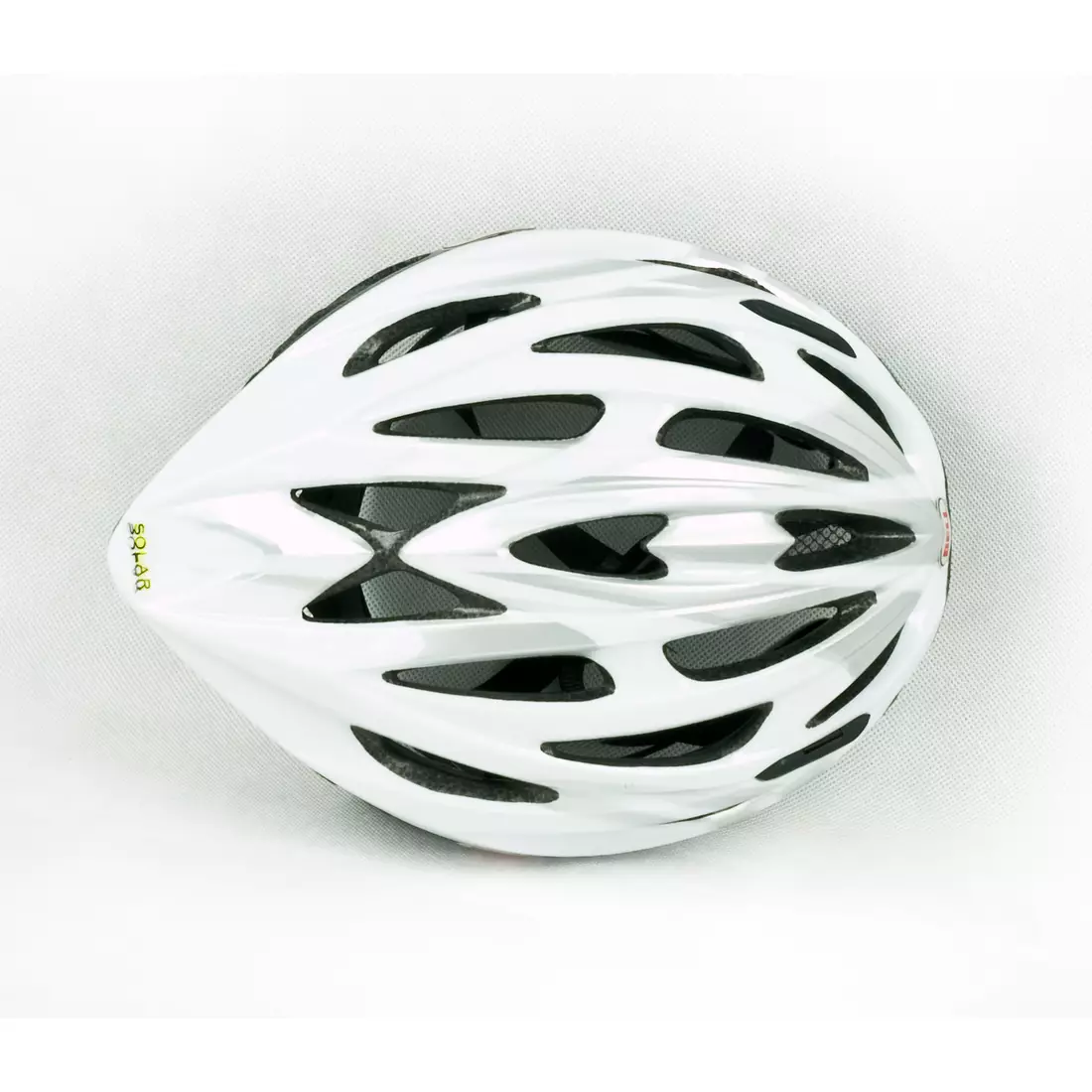 BELL SOLAR - kerékpáros sisak, fehér és ezüst színű