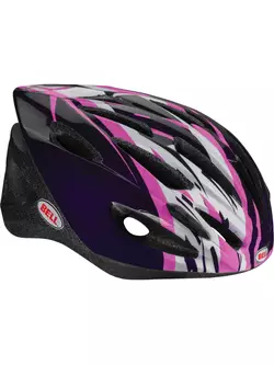BELL SOLAR - női kerékpáros sisak, lila és rózsaszín