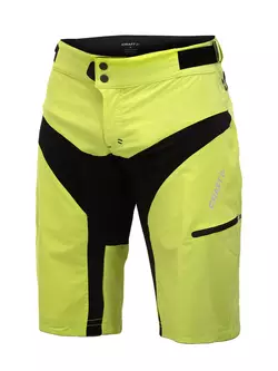 CRAFT Trail Bike Shorts férfi kerékpáros rövidnadrág 1902632-2645, szín: zöld