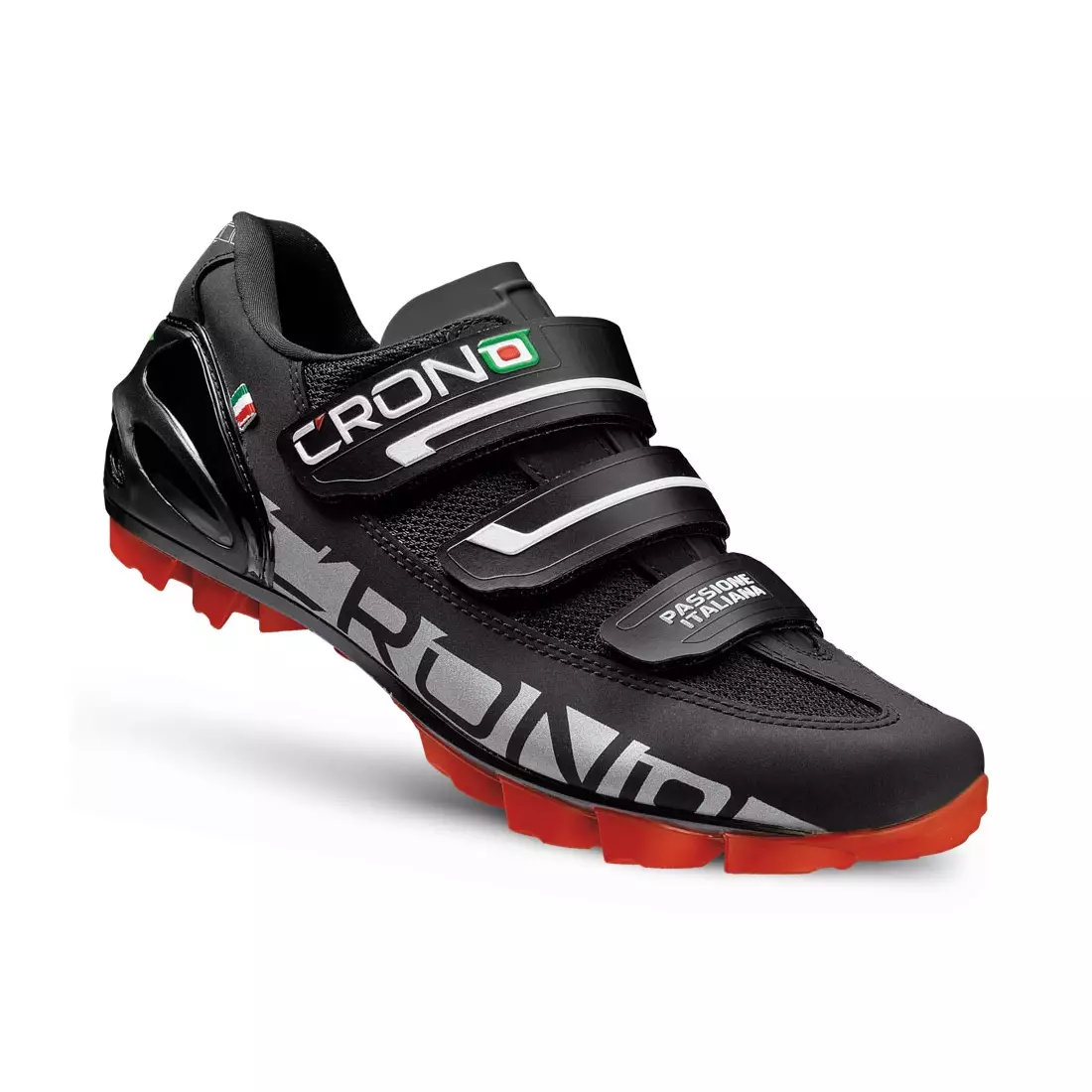 CRONO GAVIA NYLON - MTB kerékpáros cipő - szín: Fekete