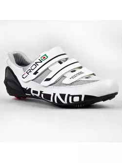 CRONO PERLA CARBON - országúti kerékpáros cipő - szín: fehér