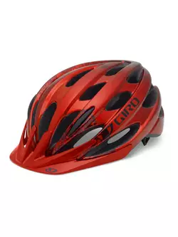 GIRO VERONA női kerékpáros sisak, piros / grafikus