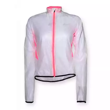 ROGELLI CANELLI damska kurtka rowerowa, przeciwdeszczowa, kolor: transparent-pink 