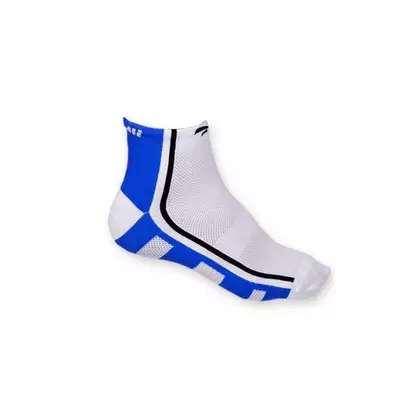 ROGELLI RCS-04 - Q-SKIN  - kerékpáros zokni, fehér és kék