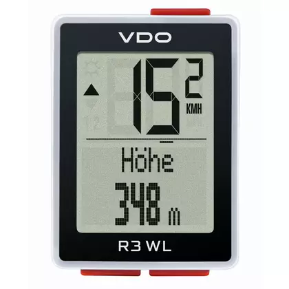 VDO R3 WL VTS vezeték nélküli kerékpáros komputer